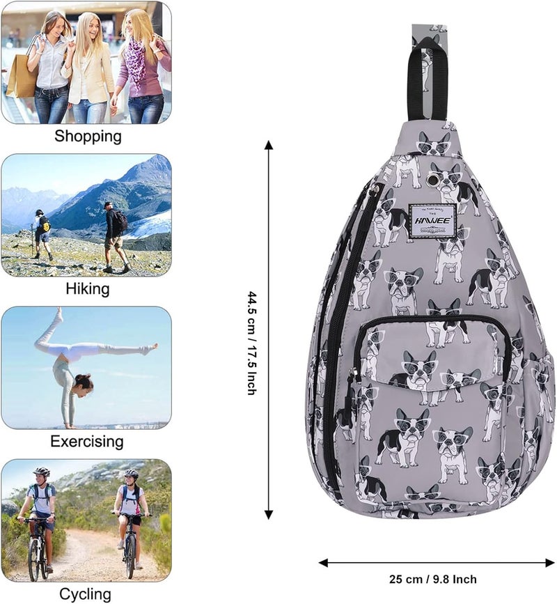 HAWEE Backpack Sling for Women Anti-Water Crossbody Bag Inclined Adjustable Pack | Casual, Adjustable Strap, Water Repellent, for Travel/Sport - Image 5